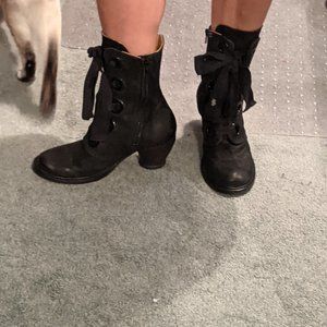 East End Gladstone Mid Calf lace up boots